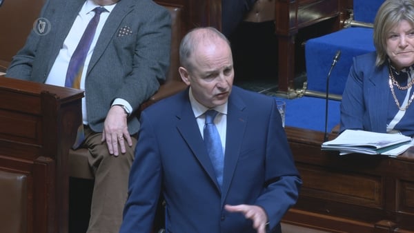 Taoiseach Micheál Martin was responding to calls for the introduction of a wage subsidy scheme in response to the tariffs