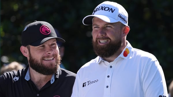 Shane Lowry enjoyed a practice round with Tyrrell Hatton