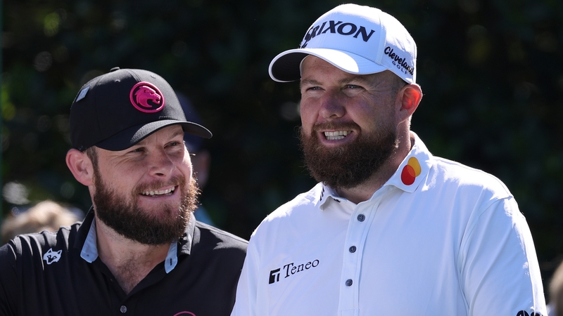 Shane Lowry enjoyed a practice round with Tyrrell Hatton