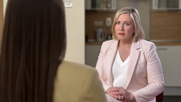 'Kate' (L) in conversation with RTÉ's Legal Affairs Correspondent Órla O'Donnell (R)