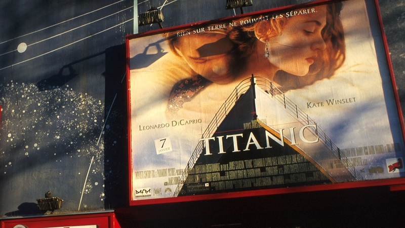 In the eponymous film, directed by James Cameron, Leonardo DiCaprio and Kate Winslet star as members of different social classes who fall in love during the ship's maiden voyage