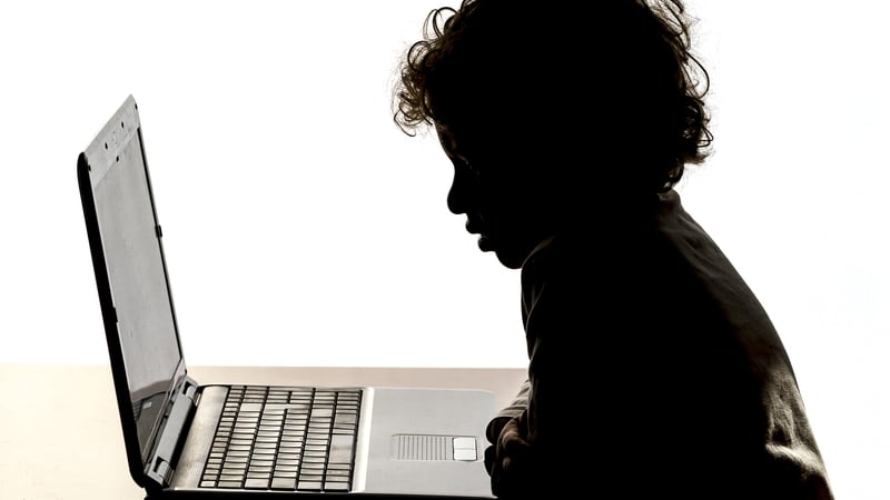 The report highlights the areas where children in Ireland remain vulnerable online (Stock pic - posed by model)