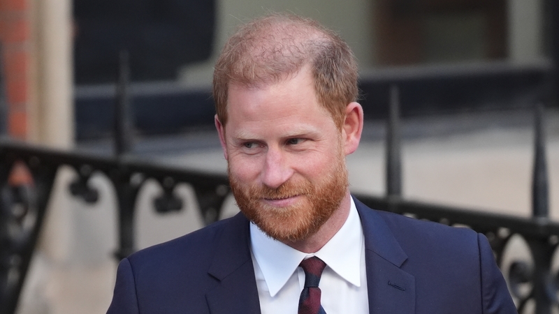 Prince Harry leaves the Royal Courts of Justice, central London