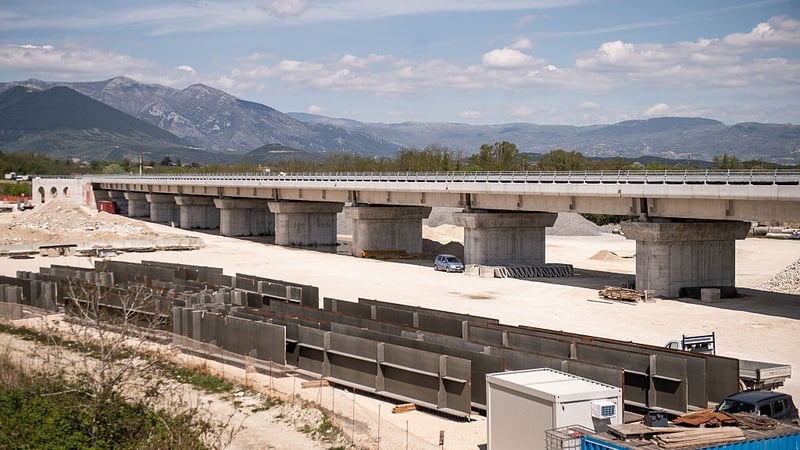 The 145km line will connect the cities of Naples to Bari