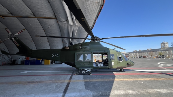 The Air Ambulance is based at Custume Barracks in Athlone