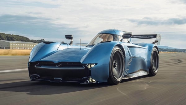 The McMurtry Spéirling PURE VP1 - The new lap time broke the 2004 record of 59.0 seconds set by The Stig, who has been portrayed by a number of drivers, while driving a Renault R24 Formula One car Photos: Press Association