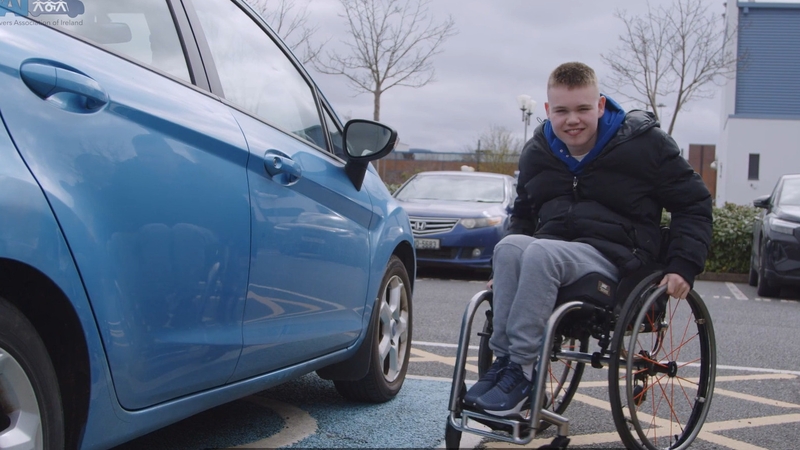 Disability activist James Casserly features in the association's awareness video campaign