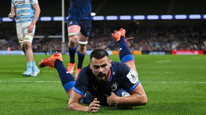 Max Deegan opened and closed scoring for Leinster in their 52-point win over Glasgow Warriors