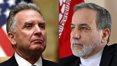 Steve Witkoff (left) and Abbas Araqchi led the talks
