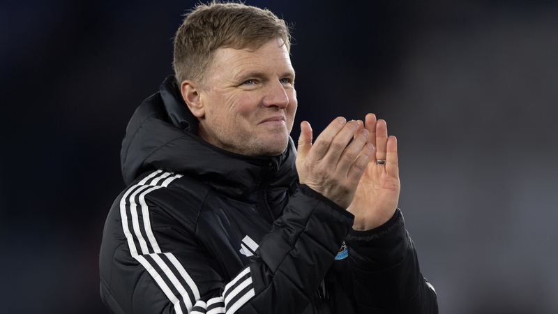 Eddie Howe will miss the visit of Manchester United to St James' Park