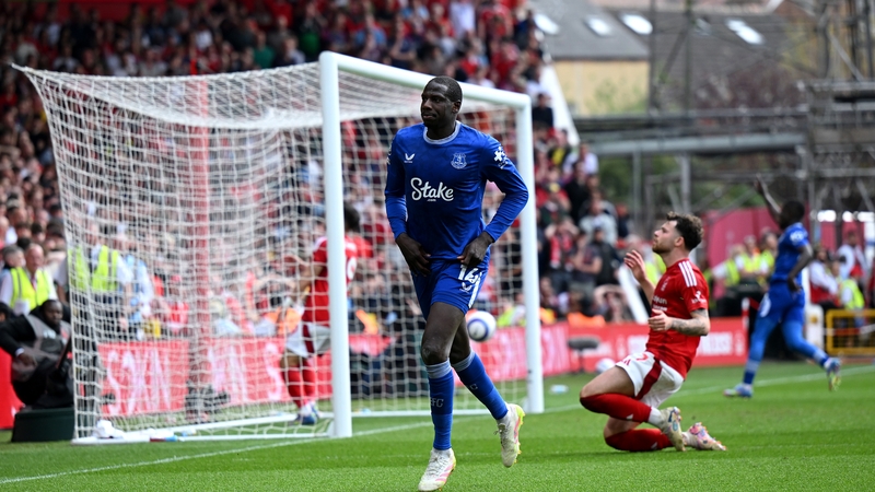 Abdoulaye Doucoure scored a late Everton winner at the City Ground