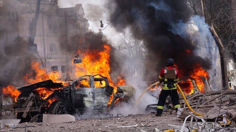 The attack is one of the deadliest strikes on Ukraine this year (Pic: Ukrainian State Emergency Service)