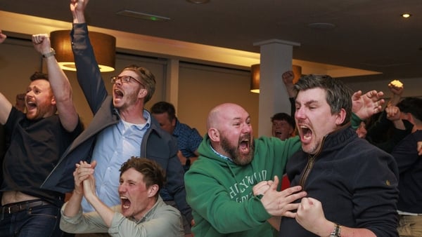 Celebrations erupt at Holywood Golf Club after Rory McIlroy claimed a career grand slam