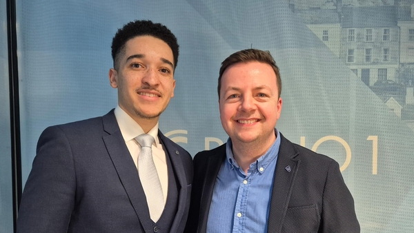 Jordan Dargan was Oliver Callan's guest on Monday on RTÉ Radio 1