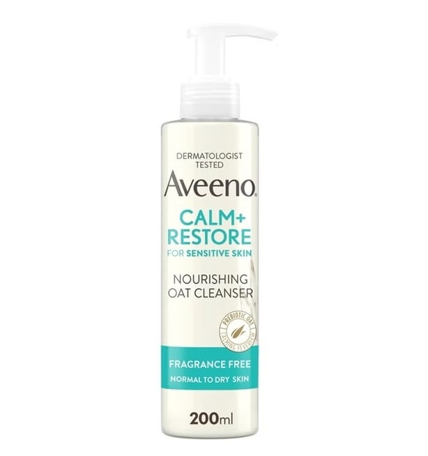 Aveeno Face Calm and Restore Cleanser, £7.12, Boots