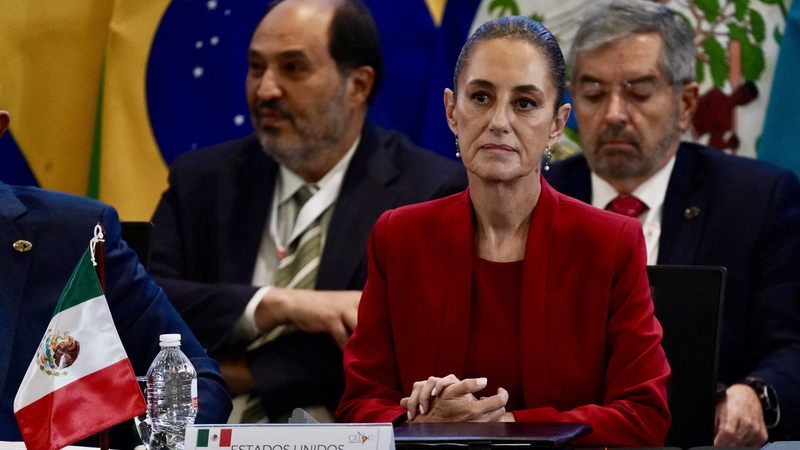 Mexican President Claudia Sheinbaum said at her morning news conference that her government was opposed to censorship (File image)
