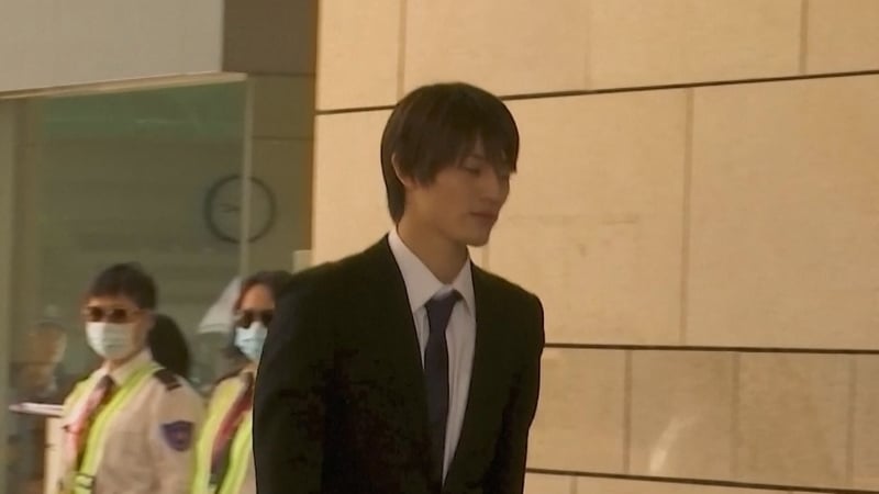 Kenshin Kamimura makes his way to court / Image: Reuters