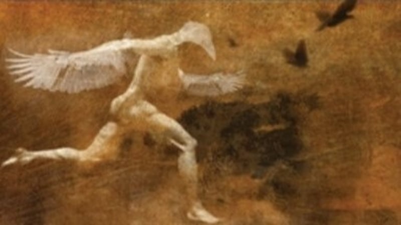 Suibhne Geilt. Íomhá le Margaret Lonergan.