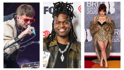 (L-R) Grian Chatten, Jordan Adetunji, and CMAT are among the Irish talents honoured by Forbes magazine
