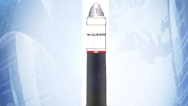 The ordnance was discovered by a person out walking on a trail at Lugnaquilla near the military lands in the Glen of Imaal