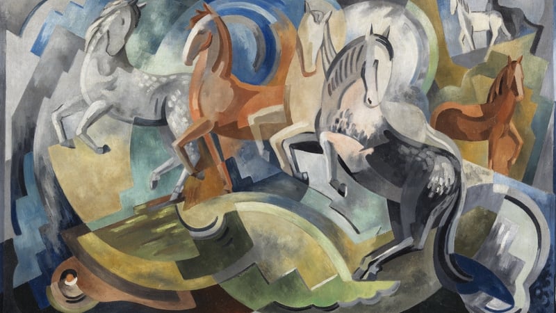 Mainie Jellett, Achill Horses (1941)