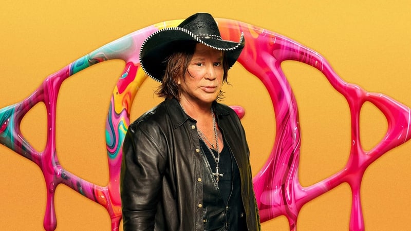 Mickey Rourke was asked to leave the Big Brother house after he used inappropriate language