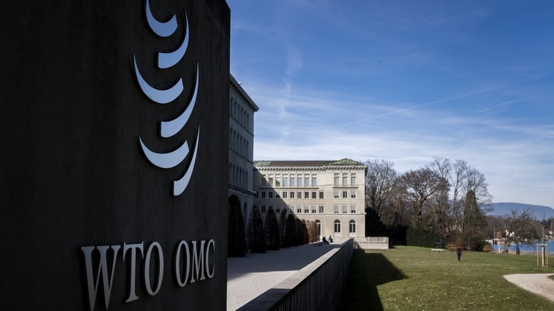 The WTO said it expected trade in goods to fall by 0.2% this year, down from its expectation in October of 3% expansion.