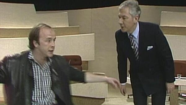 Mark Lambert, a member of the comedy troupe 'That Crowd' on The Late Late Show (1985)