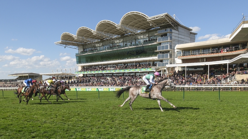 Field Of Gold showed an impressive burst of acceleration to win the Craven Stakes