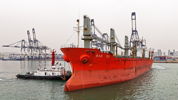 According to the new rule, per tonnage fees will apply to each Chinese-linked ship's US voyage