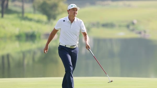 Li Haotong en route to an impressive 63 in Shanghai