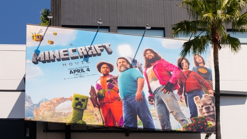 Spending in cinemas over the Easter holidays jumped by 47% compared to April 2024, mainly driven by the release of "A Minecraft Movie"