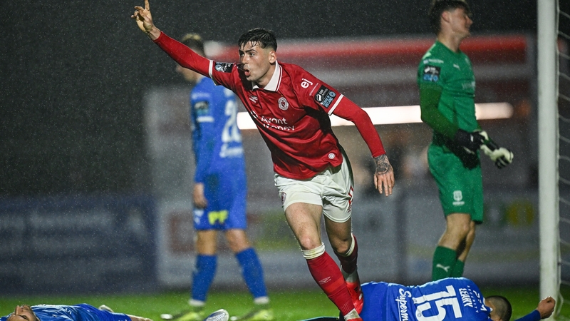Cian Kavanagh claimed Sligo Rover's third goal against a dejected Waterford