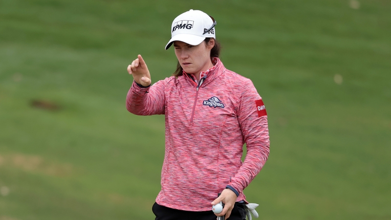 Leona Maguire had a run of four birdies to move into a tie for 20th
