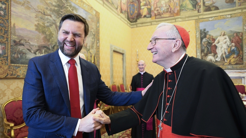 JD Vance and Cardinal Pietro Parolin had 'an exchange of opinions on the international situation'