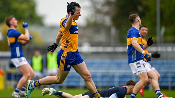 Mark McInerney scored Clare's two goals in Ennis
