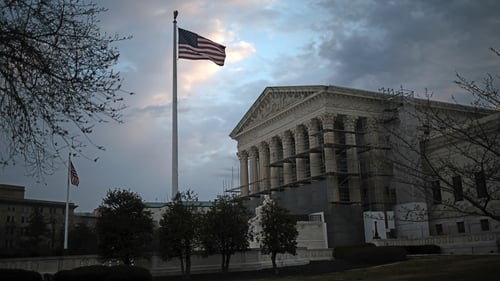 The US Supreme Court paused President Donald Trump's use of an obscure law to deport Venezuelan migrants without due process (File image)