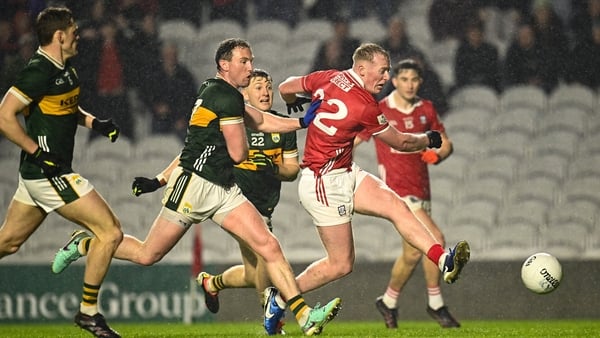 Conor Cahalane of Cork shoots wide late on