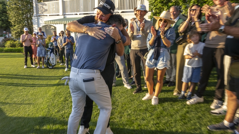 Shane Lowry was one of the first to congratulate Rory McIlroy after his Masters triumph and the two will team up again in New Orleans