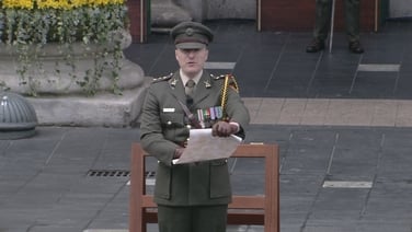 1916 Rising ceremony takes place at Dublin's GPO