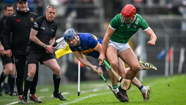 Alan Tynan of Tipperary in action against Limerick's Colin Coughlan