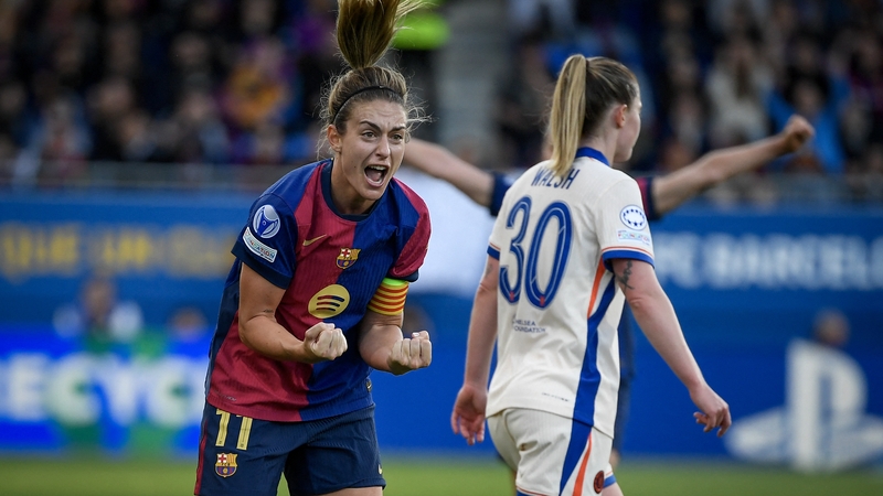Alexia Putellas celebrates an emphatic Barcelona victory