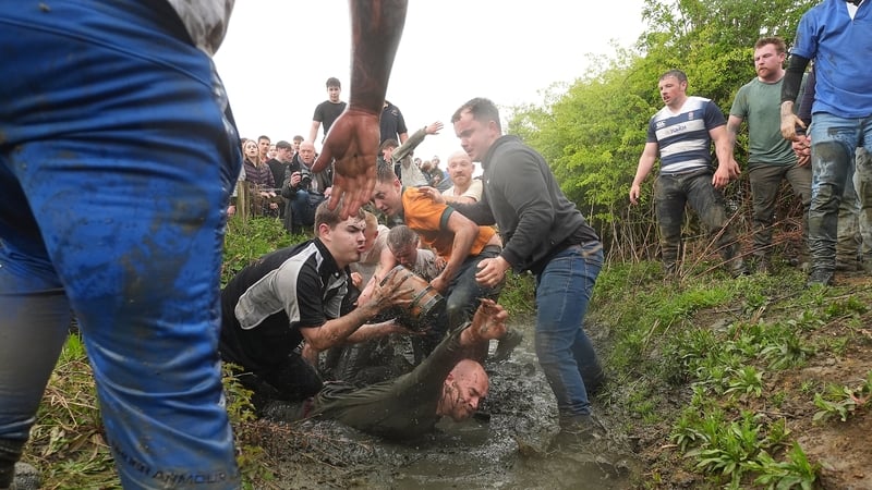 The contest between neighbouring Hallaton and Medbourne happens every Easter Monday