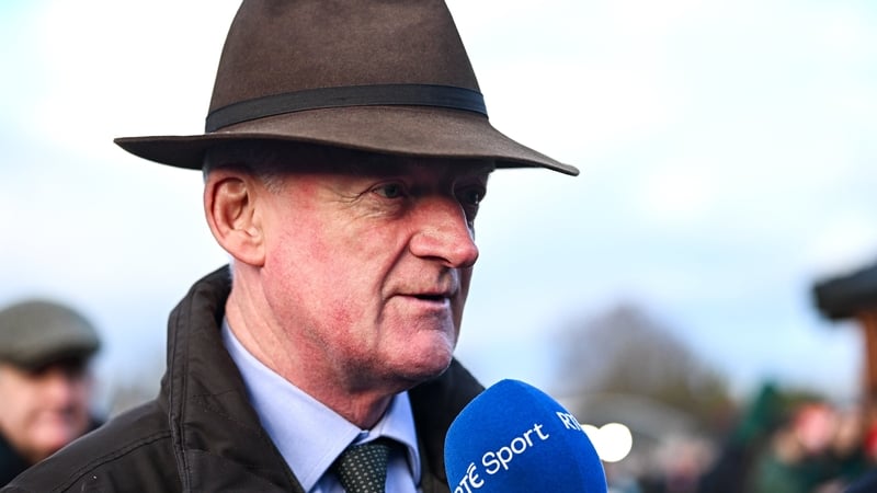 Willie Mullins pictured after sending out Lossiemouth to win the Bar One Racing Hatton's Grace Hurdle during day two of the Fairyhouse Winter Festival at Fairyhouse Racecourse in December