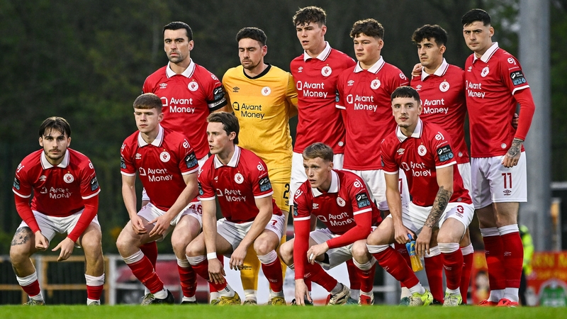 The Sligo Rovers XI that started the game in Waterford