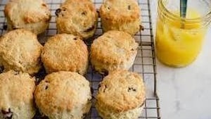 Baking - Sultana and Lemon Scones show image
