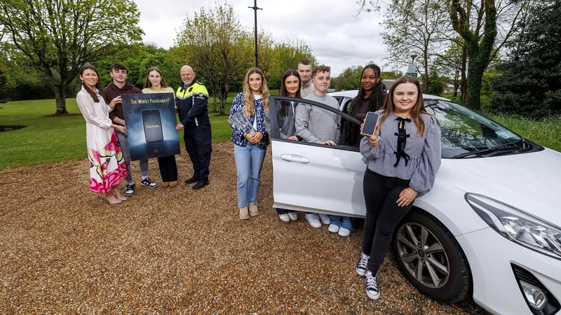 The team came up with the tagline 'Worst passenger? Your phone'