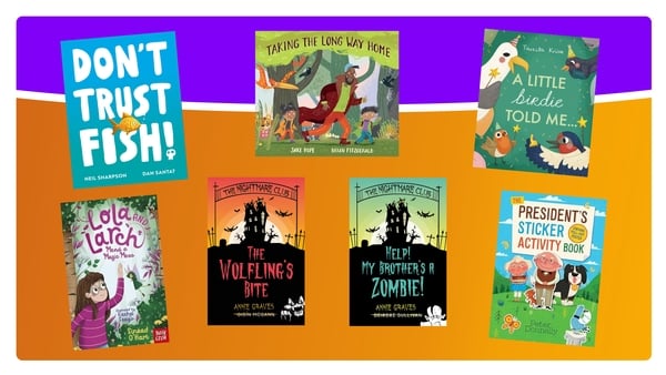 A selection of new releases with Discover Irish Kids Books. Credit: Bex Sheridan