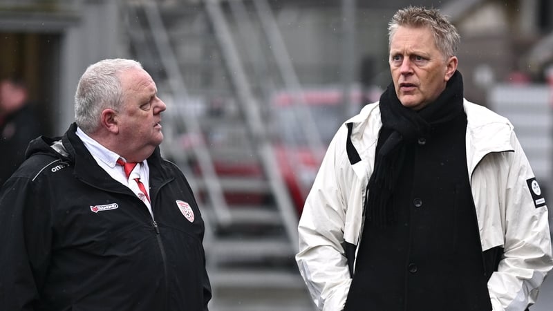 Republic of Ireland head coach Heimir Hallgrimsson arrives at the Brandywell