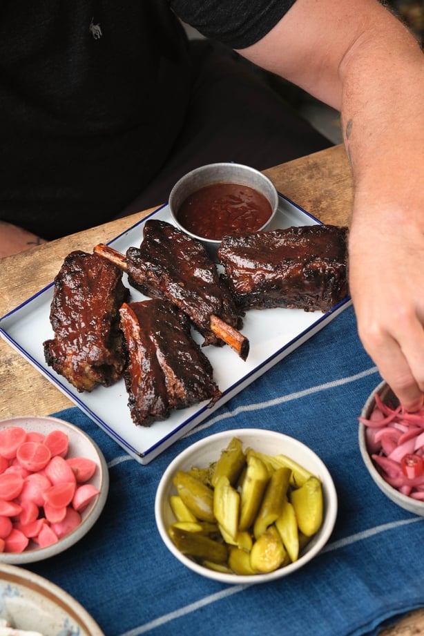 Tom Kerridge's smoky beef short ribs recipe (Cristian Barnett/PA)